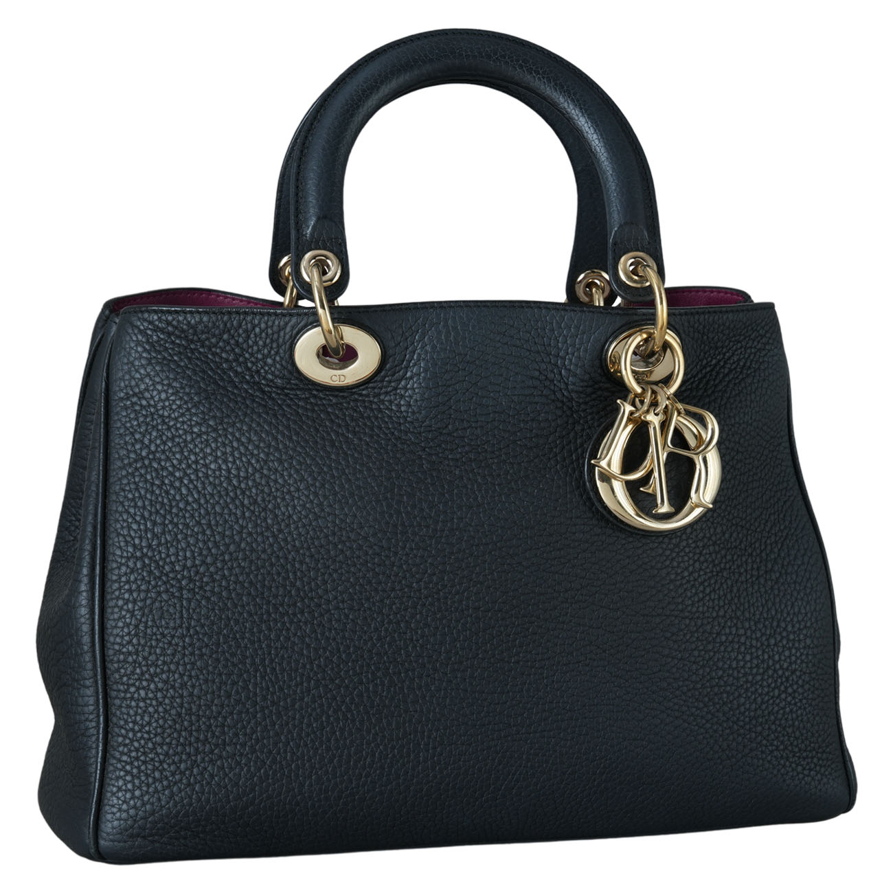 CHRISTIAN DIOR(USED)크리스찬디올 레더 토트 겸 숄더백